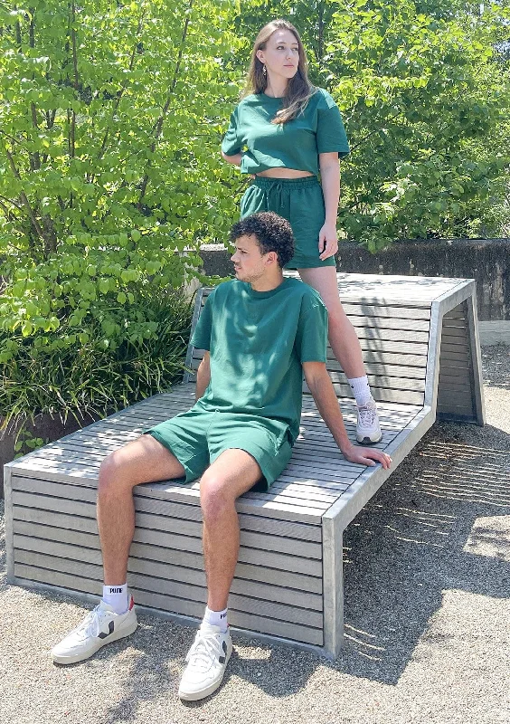 Flexibility Meets Affordability In Our Yoga Wear Sale Unisex Sweats T-Shirt - Forest
