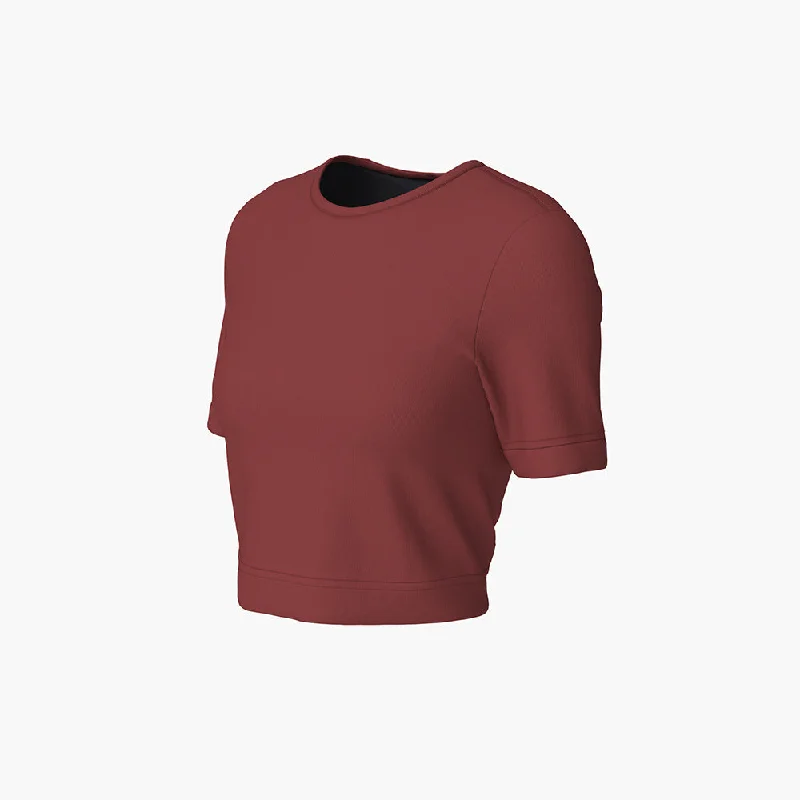 Trendy Yoga Outfits At Budget-Friendly Prices W RBTShirt - Rouge