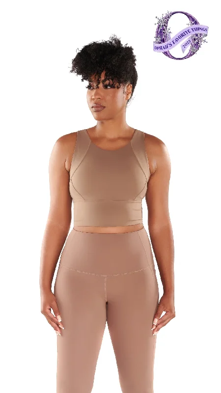 Affordable Activewear Designed For Movement Yanta Tank Bra - Cocao