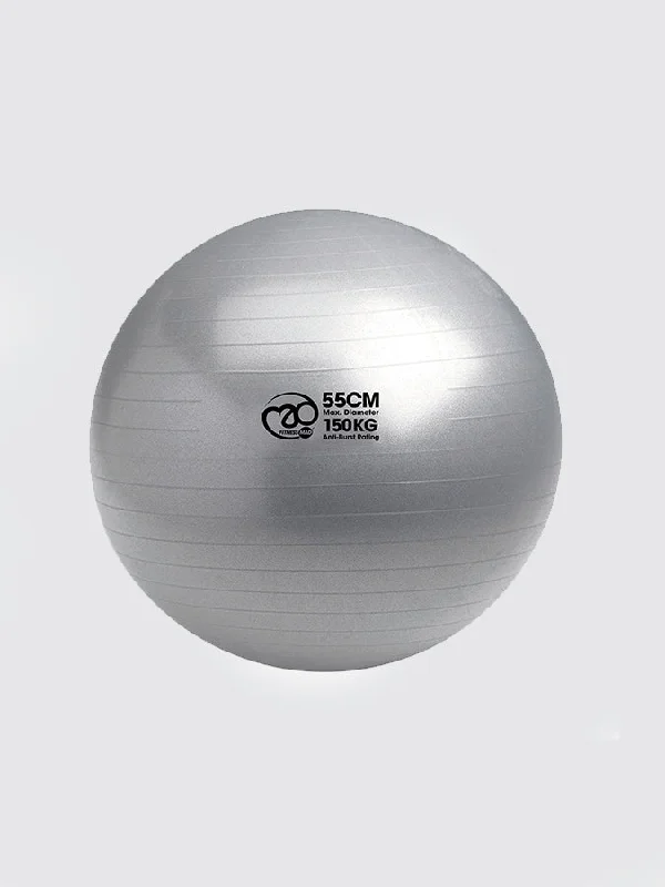 Find Balance With Our Yoga Discounts Yoga Mad Anti-burst Swiss Ball With Pump 55cm - Silver Find Balance With Our Yoga Discounts Yoga Mad Anti-burst Swiss Ball With Pump 55cm - Silver