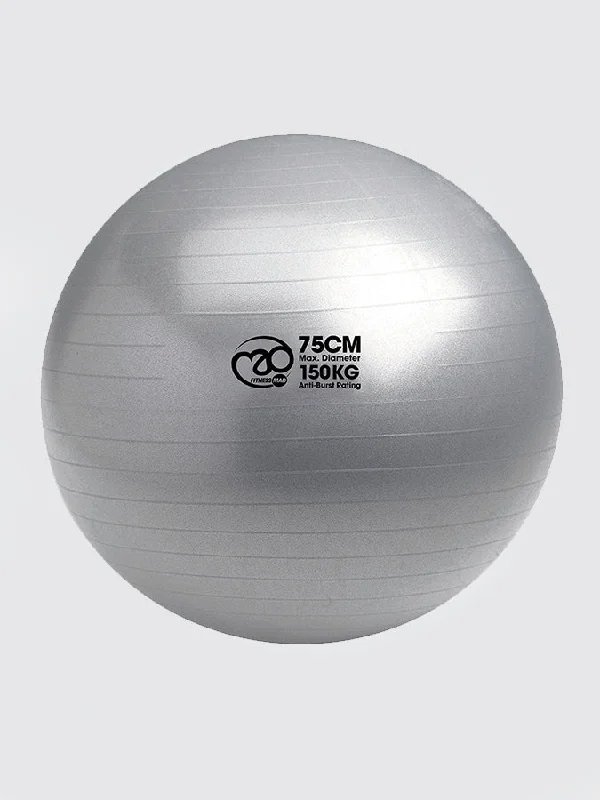 From Mats To Straps, Shop Yoga Deals Today Yoga Mad Anti-burst Swiss Ball With Pump 75cm - Silver From Mats To Straps, Shop Yoga Deals Today Yoga Mad Anti-burst Swiss Ball With Pump 75cm - Silver