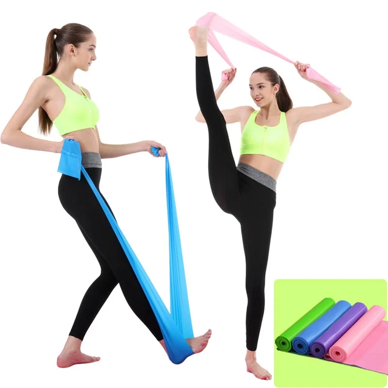 The Perfect Fit For Your Yoga Journey, Now On Sale 5 Colors Yoga Resistance Rubber Bands Sports Training Workout Elastic Bands Fitness Gym Equipment Crossfit Yoga Ropes Free Ship