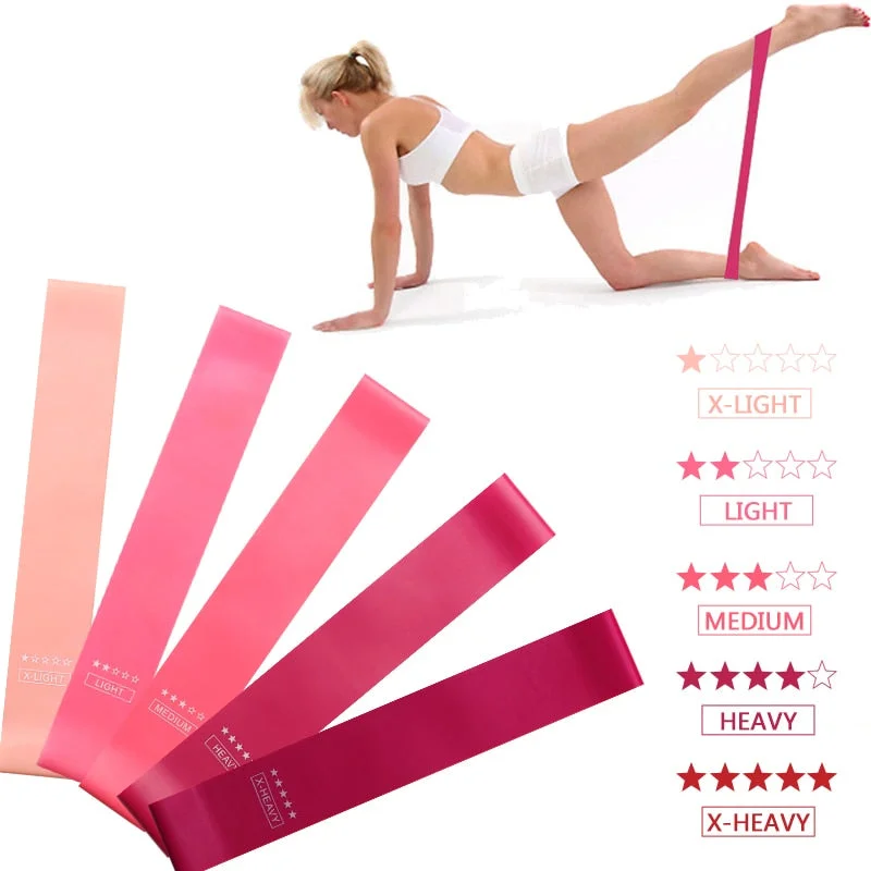 Stretch Your Budget With Our Yoga Sale 5pcs Training Fitness Gum Exercise Gym Strength Resistance Bands Pilates Sport Rubber Fitness Bands Crossfit Workout Equipment