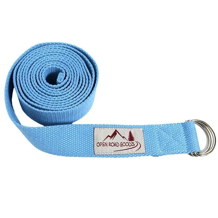 Unbeatable Discounts On Yoga Must-Haves 8' Cotton Stretching Strap - Blue