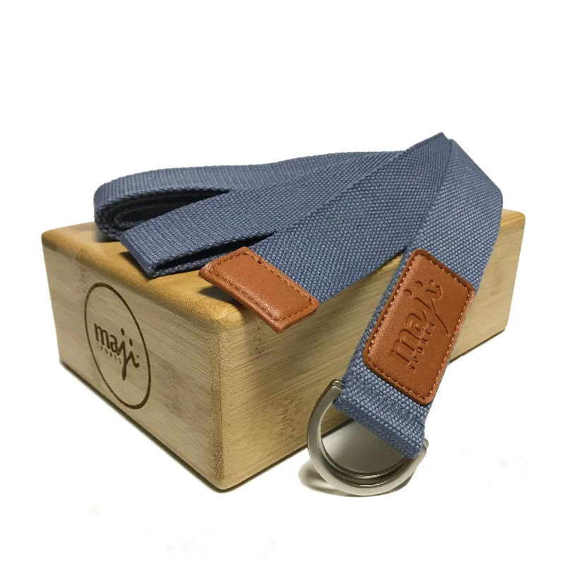 Strengthen Your Practice With Affordable Yoga Gear Bamboo Block & Strap Combo