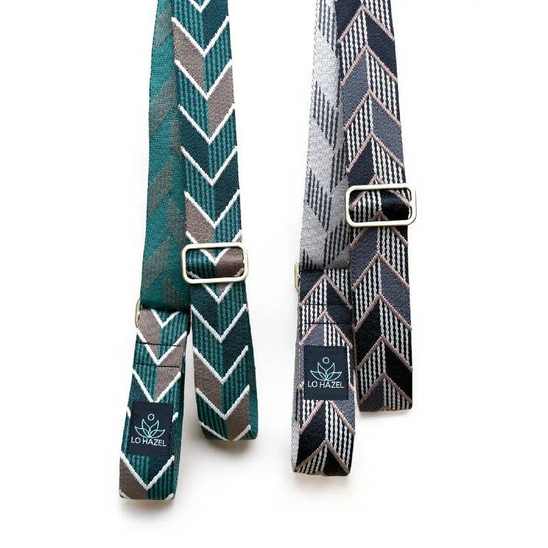 The Best Yoga Props At The Best Prices Chevron Leaves Yoga Mat Strap
