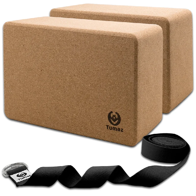 Limited-Time Yoga Gear Sale Cork Yoga Blocks Set