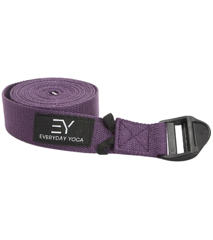 Mindful Movement Starts With Mindful Savings Everyday Yoga 6 Foot Cinch Strap Plum