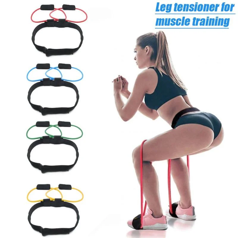 Yoga Essentials At Unbeatable Prices Fitness Band Resistance Bands Women Booty Butt Adjustable Waist Belt Pedal Exerciser for Glutes Muscle Workout Training Bands