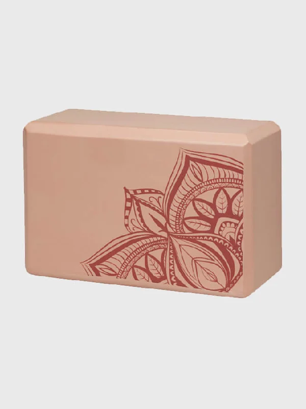Support Your Flow With Discounted Yoga Equipment Gaiam Printed Yoga Block