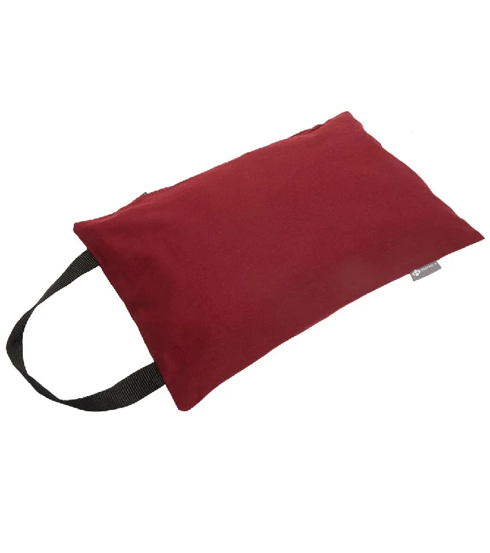Stretch, Strengthen, And Save Today Halfmoon Yoga Sandbag 10lb Ruby