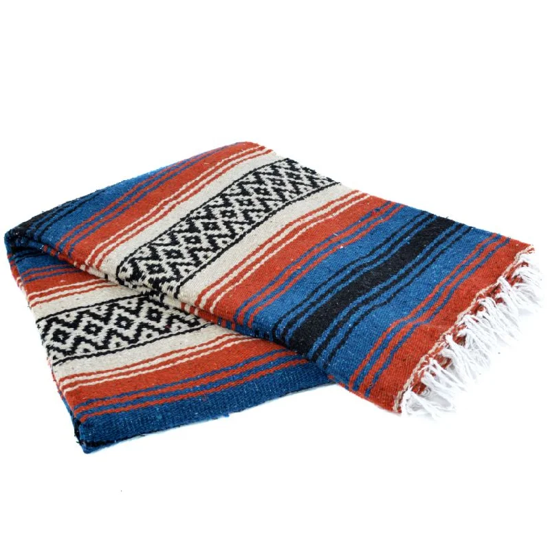 Mindful Movement Starts With Mindful Savings Heavyweight Mexican Yoga Blanket