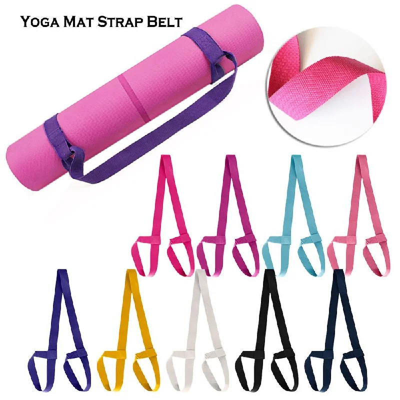Elevate Your Practice With Discounted Yoga Gear High Quality Yoga Mat Strap with Adjustable Belt