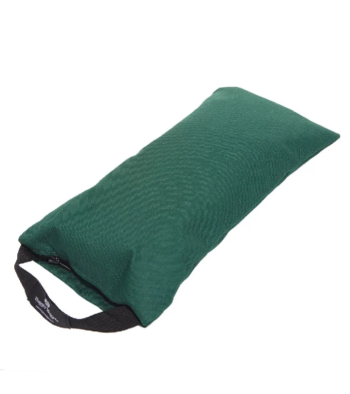 Breathe Easy With Budget-Friendly Yoga Gear Hugger Mugger Unfilled Sandbag Green