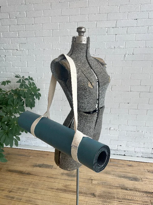 Your Yoga Routine, Upgraded For Less Natural Cotton Mat Strap