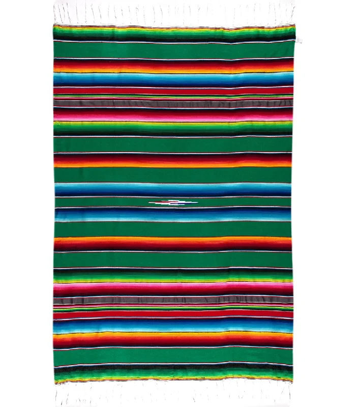 Lightweight, Durable Yoga Accessories At Lower Prices Native Yoga Large Mexican Serape Blanket Kelly Green Lightweight, Durable Yoga Accessories At Lower Prices Native Yoga Large Mexican Serape Blanket Kelly Green