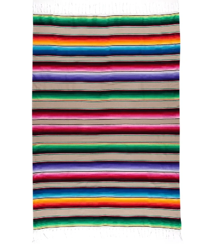 Affordable Comfort With Our Yoga Gear Discounts Native Yoga Large Mexican Serape Blanket Natural Affordable Comfort With Our Yoga Gear Discounts Native Yoga Large Mexican Serape Blanket Natural