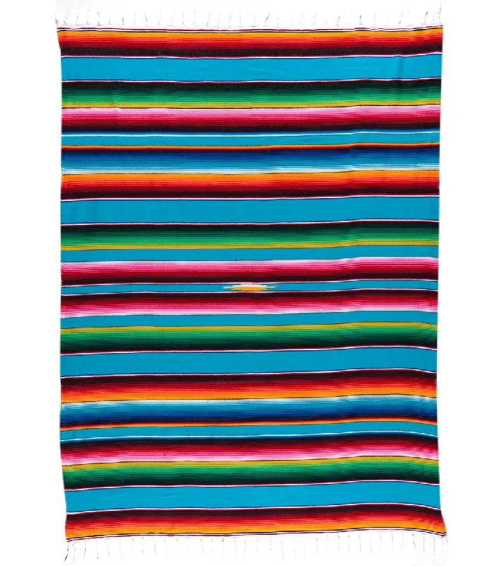 The Yoga Sale You’Ve Been Waiting For Native Yoga Large Mexican Serape Blanket Turquoise The Yoga Sale You’Ve Been Waiting For Native Yoga Large Mexican Serape Blanket Turquoise