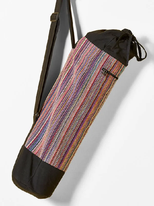 Mindful Movement Starts With Mindful Savings Rainbow Gheri Yoga Mat Bag