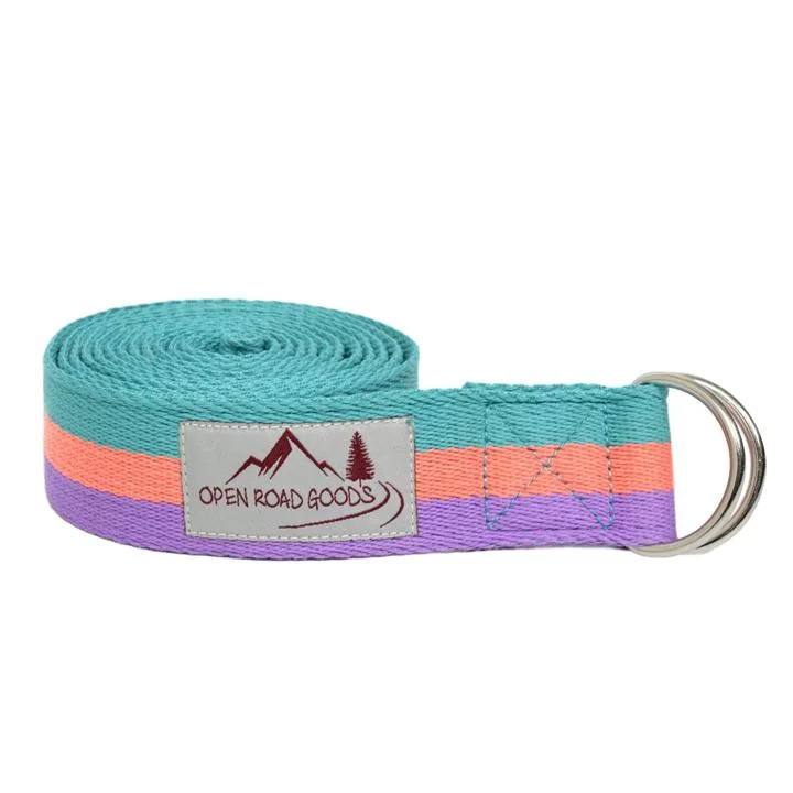 Your Perfect Yoga Essentials Now On Sale 8' Cotton Stretching Strap - Multi