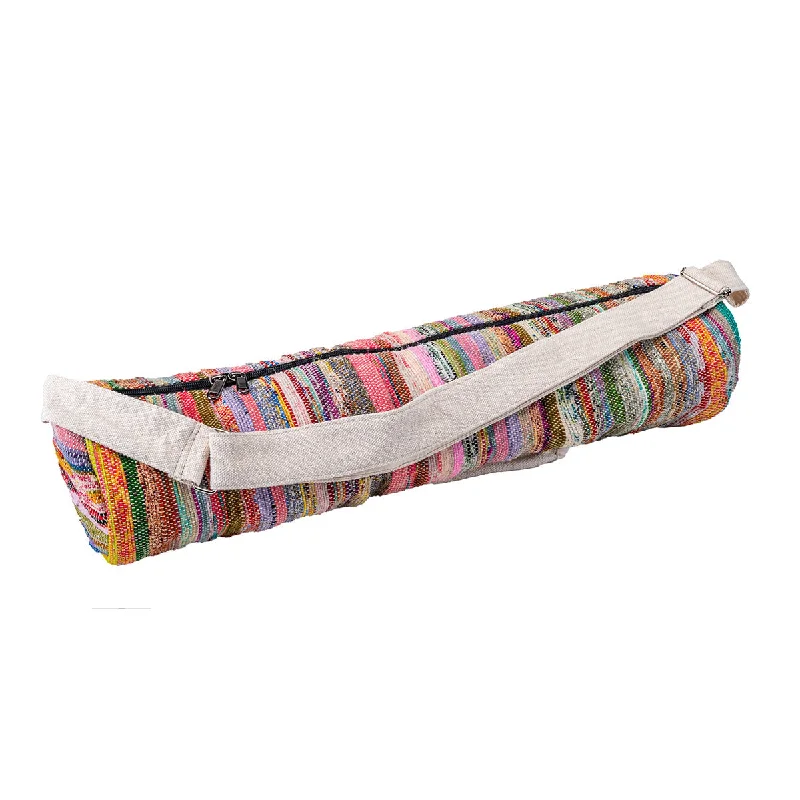 Ground Yourself With Discounted Yoga Mats Recycled Sari Yoga Mat Bag - JadeYoga