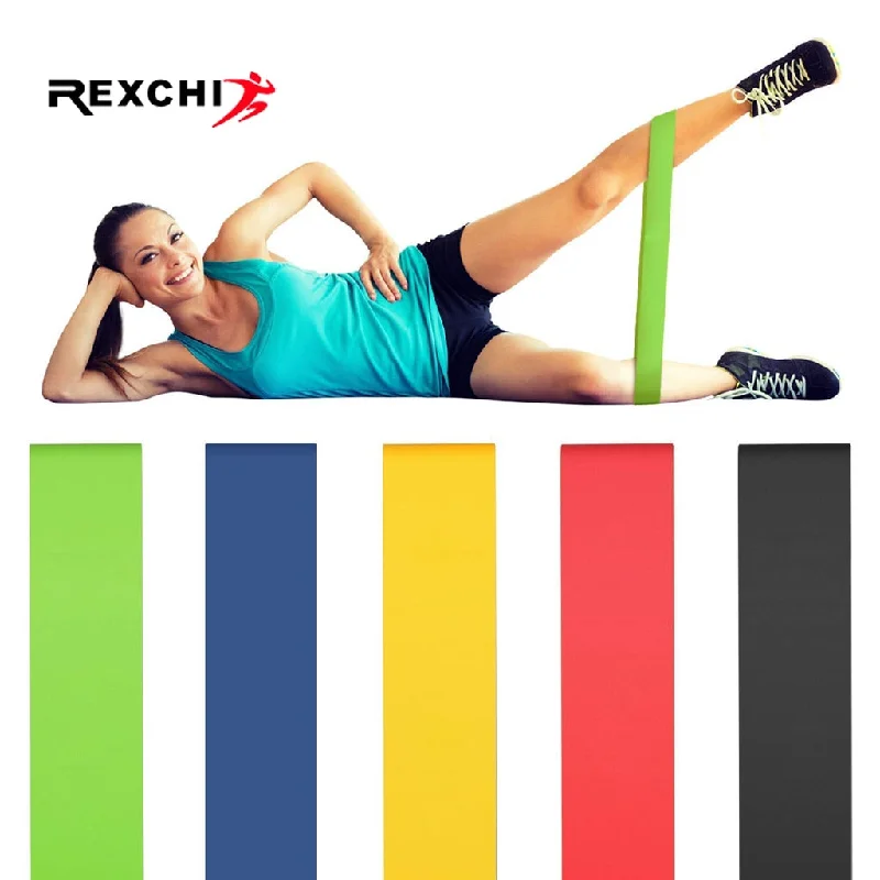 Bring Balance To Your Practice And Budget REXCHI Gym Fitness Resistance Bands for Yoga Stretch Pull Up Assist Bands Rubber Crossfit Exercise Training Workout Equipment