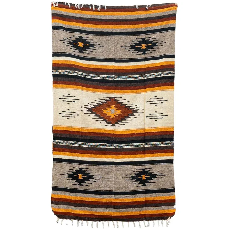 Lightweight, Durable Yoga Accessories At Lower Prices Wool Southwest Mexican Blanket