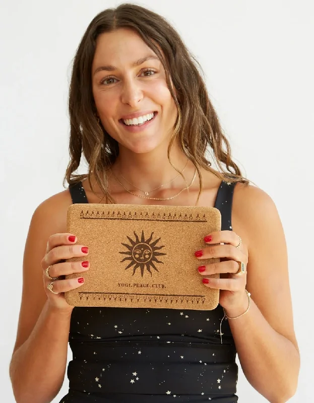 Bring Balance To Your Practice And Budget Cork Yoga Block - Sun Block