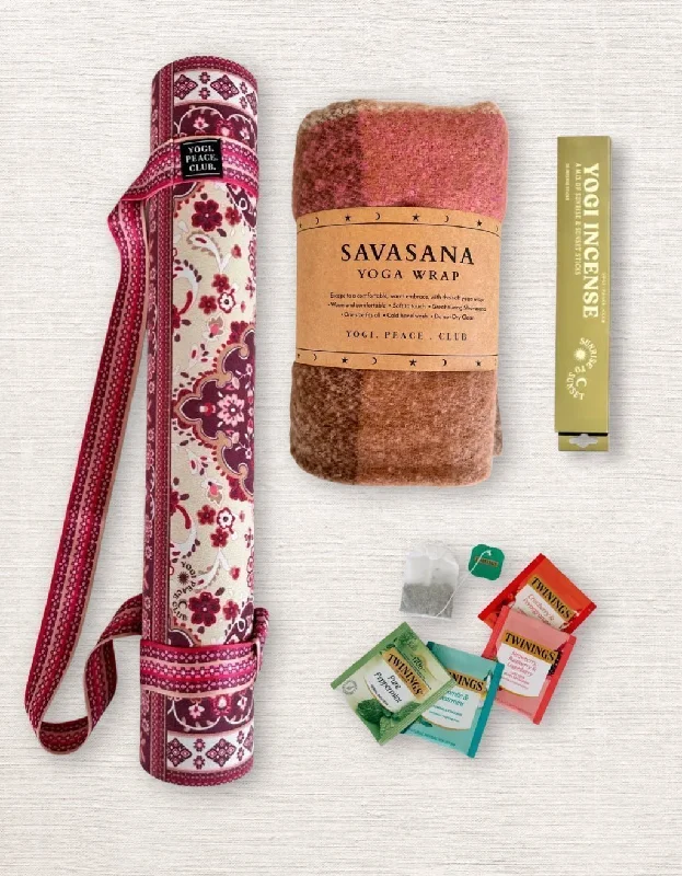 Exclusive Deals On Yoga Mats, Blocks, And Straps Twinings Yoga Bundle - Berry