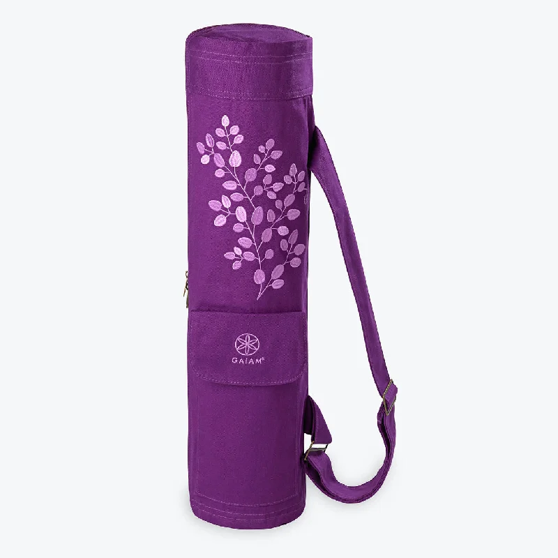 Strengthen, Balance, And Save On Yoga Gear Violet Spring Cargo Mat Bag