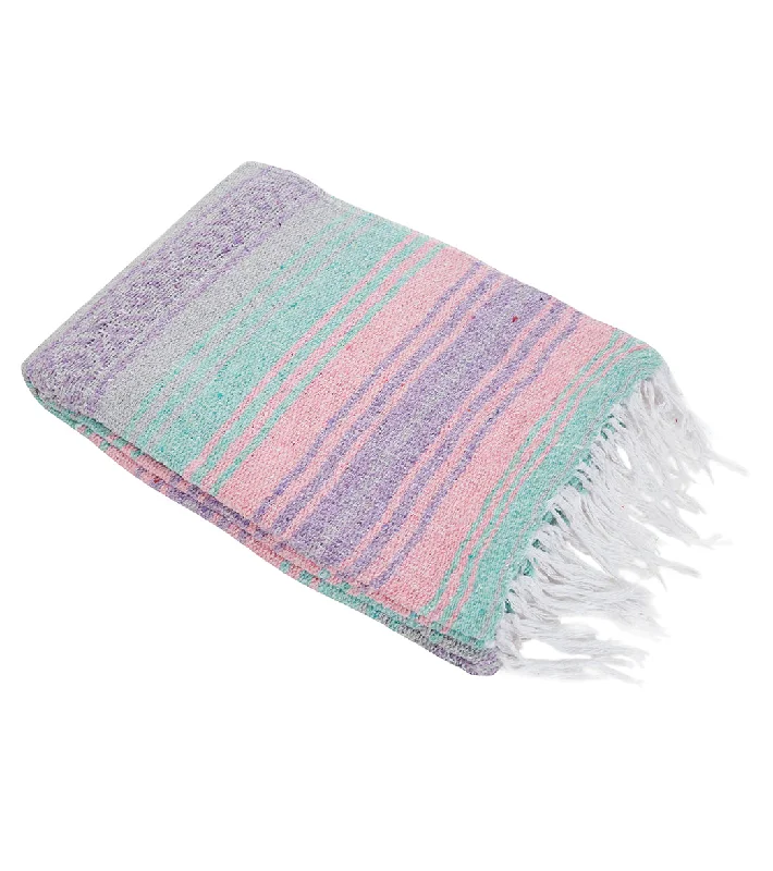 Bring Balance To Your Practice And Budget West Path Economy Falsa Mexican Yoga Blanket Grey Pastel