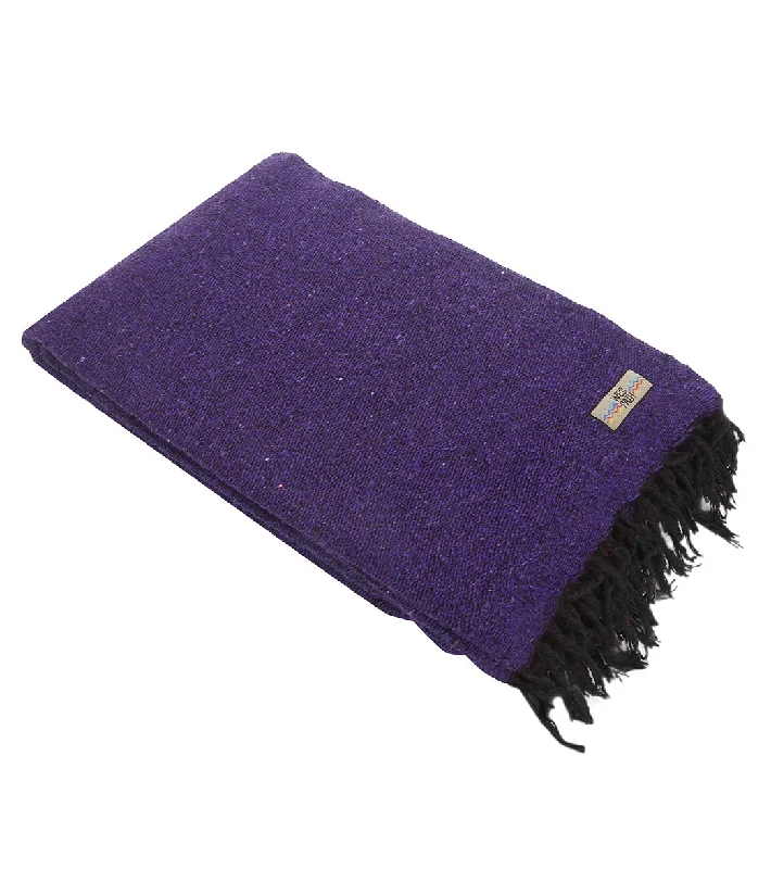 Unwind, Relax, And Save On Yoga Gear West Path Solid Color Mexican Yoga Blanket Dark Purple Unwind, Relax, And Save On Yoga Gear West Path Solid Color Mexican Yoga Blanket Dark Purple