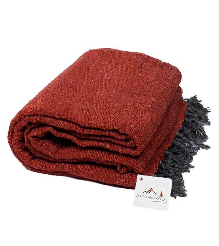 Unbeatable Discounts On Yoga Must-Haves West Path Solid Color Mexican Yoga Blanket