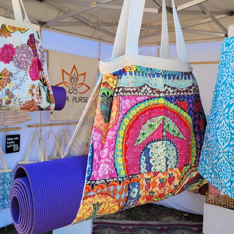 Ground Yourself With Discounted Yoga Mats Yoga Mat Carrier Bag Purse | Bright Patchwork Design Ground Yourself With Discounted Yoga Mats Yoga Mat Carrier Bag Purse | Bright Patchwork Design