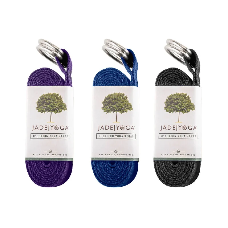 Strengthen Your Practice, Lower Your Costs Yoga Strap with Thick Durable Cotton & Extra Safe Adjustable – JadeYoga Strengthen Your Practice, Lower Your Costs Yoga Strap with Thick Durable Cotton & Extra Safe Adjustable – JadeYoga