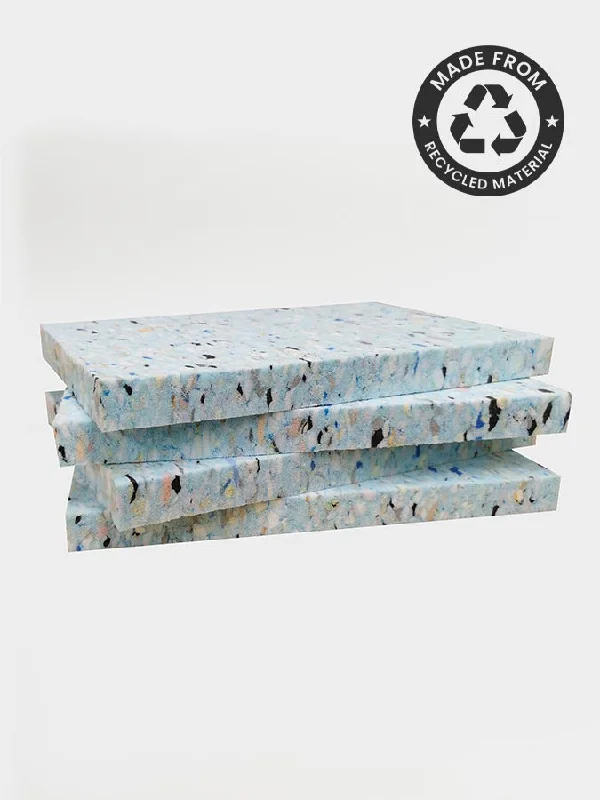Special Discounts On The Tools To Enhance Your Flow Yoga Studio 1'' Inch Chip Foam Half Yoga Block (4 Pack)