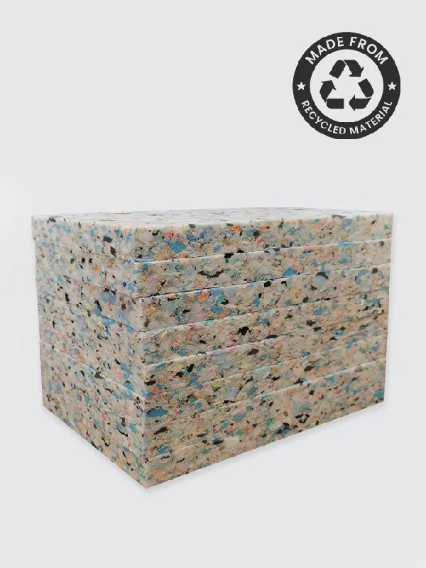 Yoga Essentials At Unbeatable Prices Yoga Studio 1'' Inch Chip Foam Half Yoga Block (8 Pack)