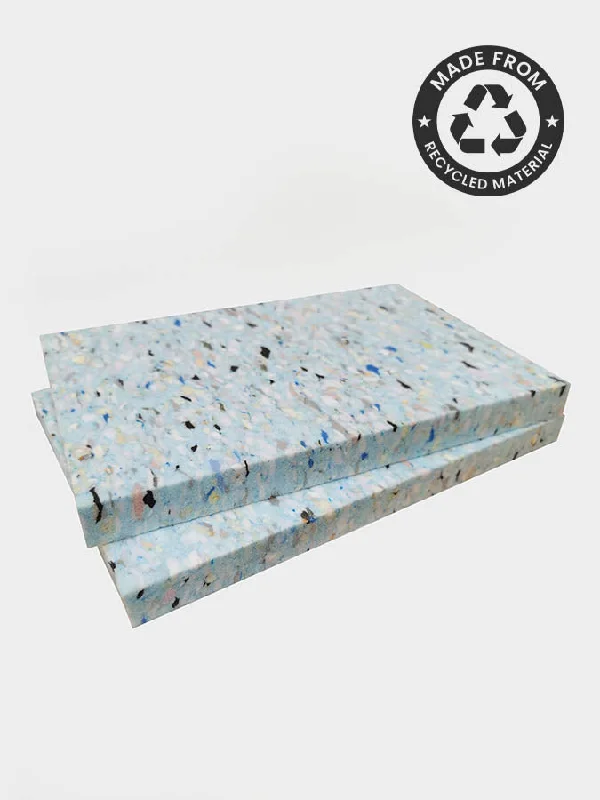 Feel Grounded With Yoga Mats At Discounted Prices Yoga Studio 1'' Inch Chip Foam Half Yoga Block (Twin Pack)