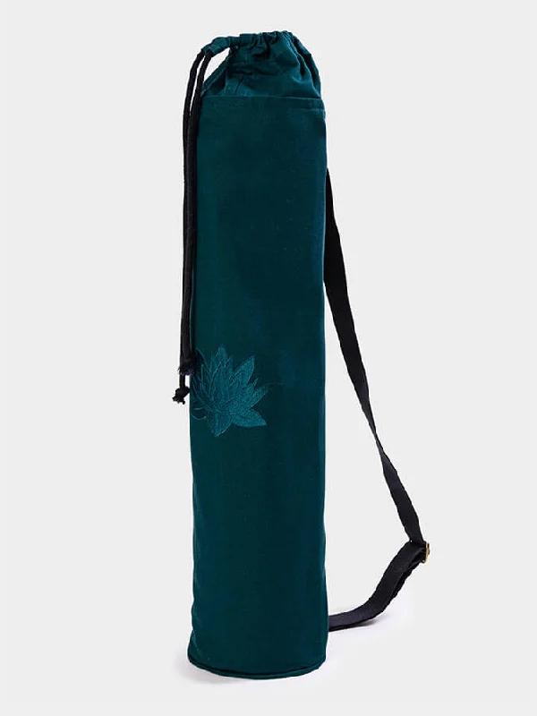 Move Freely, Shop Smart With Yoga Discounts Yoga Studio GOTS Organic Cotton Lotus Yoga Mat Bag Move Freely, Shop Smart With Yoga Discounts Yoga Studio GOTS Organic Cotton Lotus Yoga Mat Bag