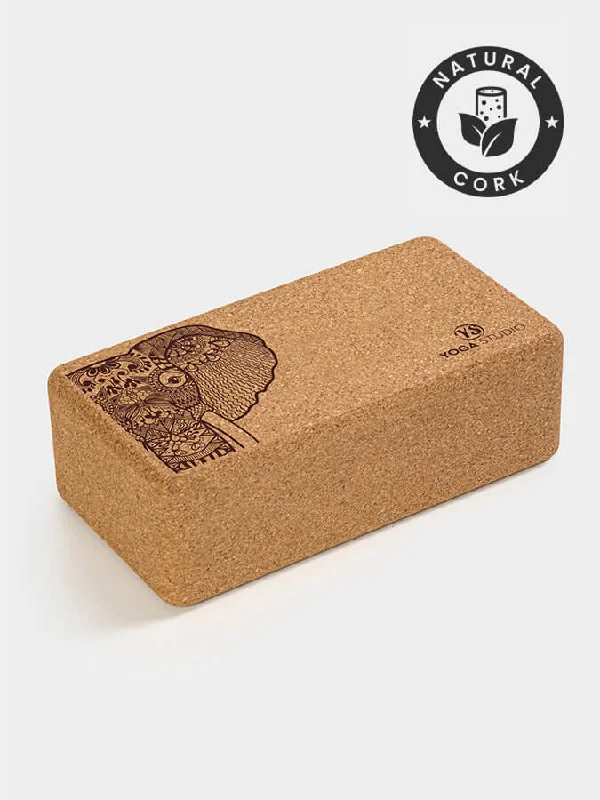 Stretch, Relax, And Save On Yoga Essentials Yoga Studio Standard Size Cork Yoga Brick - Elephant Stretch, Relax, And Save On Yoga Essentials Yoga Studio Standard Size Cork Yoga Brick - Elephant