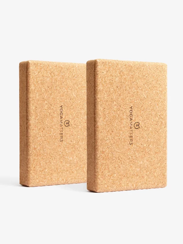 Perfect Your Pose With Stylish Yoga Discounts Yogamatters Cork Block Pair