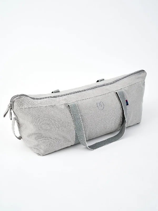 Enhance Every Stretch With Premium Yoga Gear Yogamatters Organic Cotton Carry All Kit Bag - Grey Ice Enhance Every Stretch With Premium Yoga Gear Yogamatters Organic Cotton Carry All Kit Bag - Grey Ice