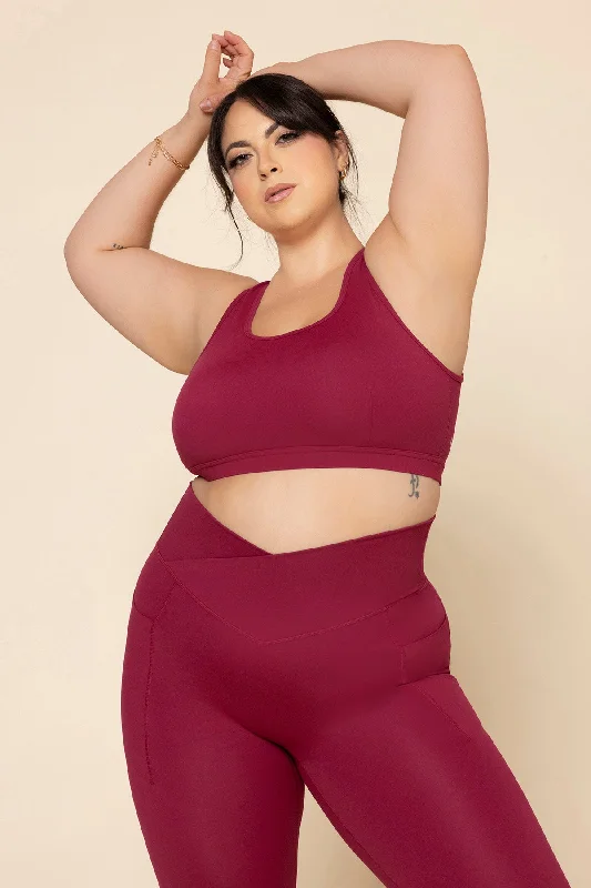 Flow In Comfort With Stylish Discounts Captivate Bra - Ruby