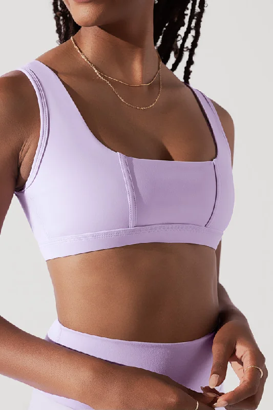Elevate Your Practice With Affordable Yoga Wear Corset Bra - Digital Lavender