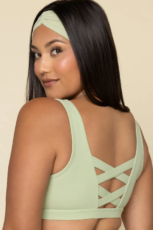 The Yoga Wear Sale You’Ve Been Waiting For Corset Bra - Pistachio
