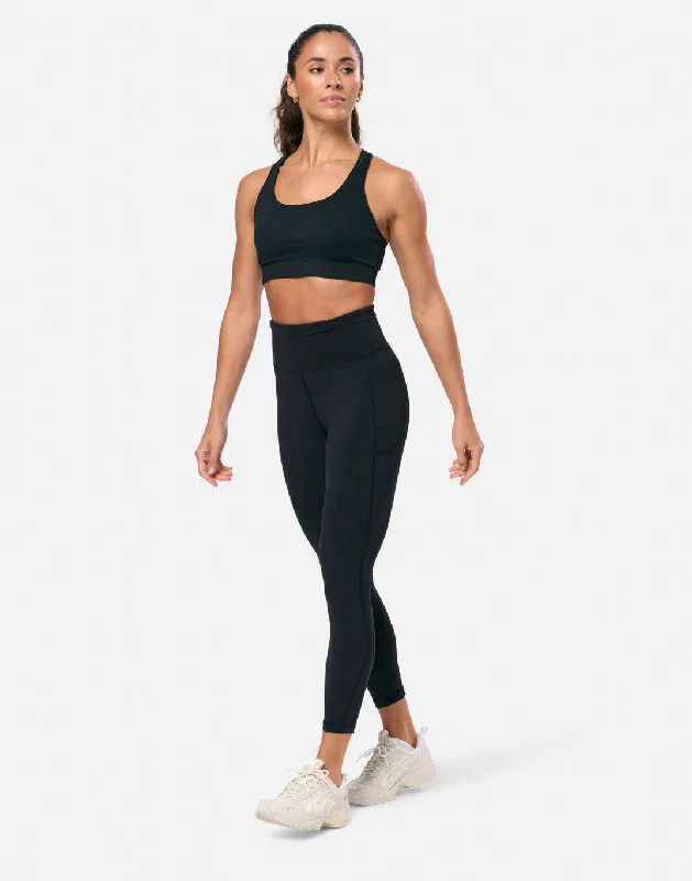 Find Your Perfect Fit With Discounted Yoga Outfits Swift 7/8th Legging in Black