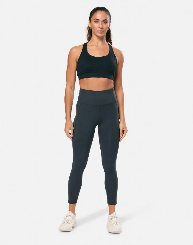 Elevate Your Practice With Affordable Yoga Wear Swift 7/8 Legging in Midnight Grey