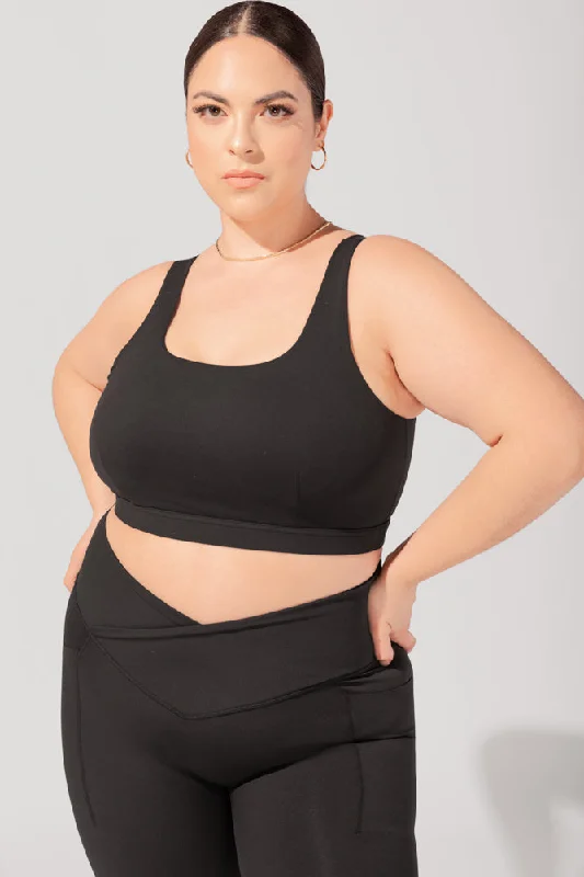 Find Balance In Stylish And Affordable Yoga Wear Tone Bra - Black